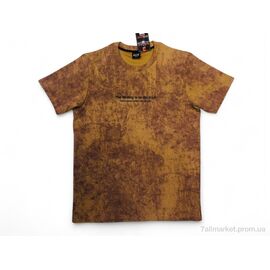 Фотография Футболка мужская Лето 0211 коричневий (4 шт. р.сетка M-2XL) "Mabi" недорого оптом от прямого поставщика