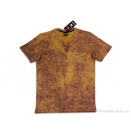 Фотография Футболка мужская Лето 0212 коричневий (4 шт. р.сетка M-2XL) "Mabi" недорого оптом от прямого поставщика