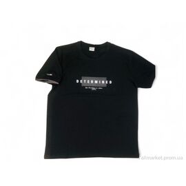 Фотография Футболка мужская Лето 0213 чорний (4 шт. р.сетка 3XL-6XL) "Mabi" недорого оптом от прямого поставщика