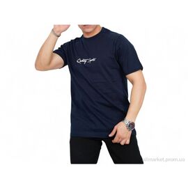 Фотография Футболка мужская Лето 0214 синій (5 шт. р.сетка S-2XL) "Mabi" недорого оптом от прямого поставщика