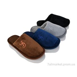 Тапки чоловічі домашні Весна/осінь 2025-14 mix (12 пар р.40-45) "JH-ЯН" недорого оптом від прямого постачальника