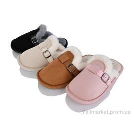 Тапки жіночі для будинку Зима 2025-2 mix (24) (24 пар р.36-41) "JH-ЯН" недорого оптом від прямого постачальника