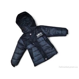 Куртка дитяча Зима 2501 чорний (4 шт. р.сіткаM-2XL) "Kids-modnik" недорого оптом від прямого постачальника