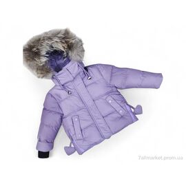 Фотография Куртка детская Зима 8207 бузковий (5 шт. р.сетка 92-116) "Kids-modnik" недорого оптом от прямого поставщика