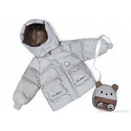 Фотография Куртка детская Зима 31900 бежевий (5 шт. р.сетка 3-11) "Kids-modnik" недорого оптом от прямого поставщика