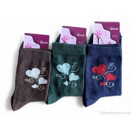 Жіночі шкарпетки Зима 114 mix (36 шт. р.сітка36-41) "Алия" недорого оптом від прямого постачальника