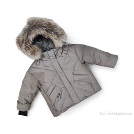 Куртка дитяча Зима YK1182 хакі (5 шт. р.сітка122-146) "Kids-modnik" недорого оптом від прямого постачальника