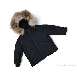 Куртка дитяча Зима YK1182 чорний (5 шт. р.сітка122-146) "Kids-modnik" недорого оптом від прямого постачальника