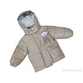 Куртка дитяча Зима 2505 бежевий (4 шт. р.сітка6-10) "Kids-modnik" недорого оптом від прямого постачальника