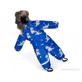 Комбінезон дитячий Зима B831 синій (5 шт. р.сітка80-104) "Kids-modnik" недорого оптом від прямого постачальника