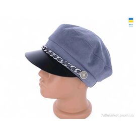 Кепка жіноча Весна/осінь 0288 сірий (2 шт. р.сітка56-62) "Mabi" недорого оптом від прямого постачальника