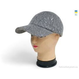 Кепка жіноча Весна/осінь 0300 сірий (2 шт. р.сітка56-62) "Mabi" недорого оптом від прямого постачальника