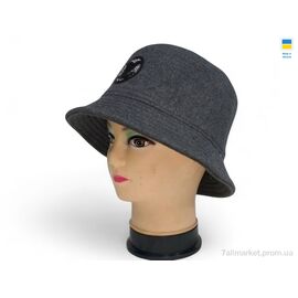 Панама жіноча Весна/осінь 0302 сірий (2 шт. р.сітка56-62) "Mabi" недорого оптом від прямого постачальника