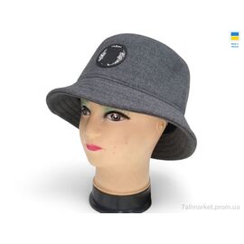 Панама жіноча Весна/осінь 0305 сірий (2 шт. р.сітка56-62) "Mabi" недорого оптом від прямого постачальника