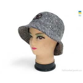 Фотография Панама женская Весна/осень 0314 сірий (2 шт. р.сетка 56-62) "Mabi" недорого оптом от прямого поставщика