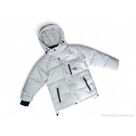 Куртка дитяча Зима 25002 молочний (4 шт. р.сітка122-140) "Kids-modnik" недорого оптом від прямого постачальника
