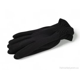 Рукавички жіночі Зима 36-1 трикотаж black (10 шт. р.сітка6,5-8,5) "PAIDI" недорого оптом від прямого постачальника