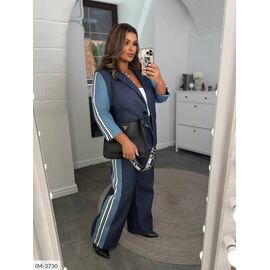 Фотография Костюм двойка женский пиджак и брюки большие размеры р.50-52;54-56;58-60 (2цв) "VIKA" купить недорого от прямого поставщика