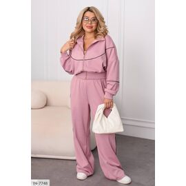 Жіночий прогулянковий костюм зі штанами великі розміри р.50-52;54-56;58-60 (4кол.) "VIKA" купити недорого від прямого постачальника