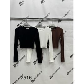 Фотография Топ женский 2516 black р.XS-L "Met&March" недорого оптом от прямого поставщика