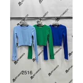 Фотография Топ женский 2516 green р.XS-L "Met&March" недорого оптом от прямого поставщика