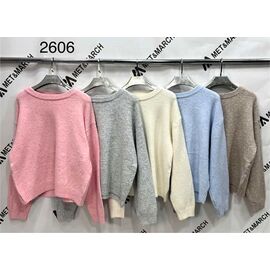 Фотография Свитер женский 2606 milk р.one size "Met&March" недорого оптом от прямого поставщика
