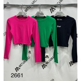 Фотография Топ женский 2661 green р.XS-L "Met&March" недорого оптом от прямого поставщика