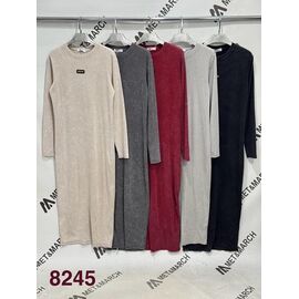 Фотография Платье женское 8245 wine р.one size "Met&March" недорого оптом от прямого поставщика