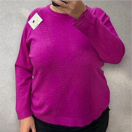 Светр жіночий 25229 crimson р.52-58 "PULSE" недорого оптом від прямого постачальника