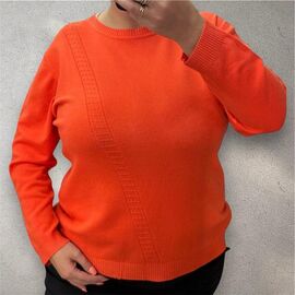 Светр жіночий 25229 orange р.52-58 "PULSE" недорого оптом від прямого постачальника