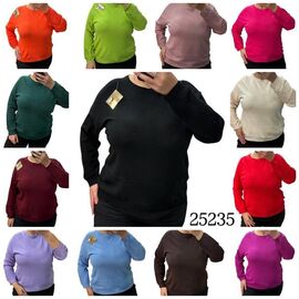 Светр жіночий 25235 white р.52-58 "PULSE" недорого оптом від прямого постачальника