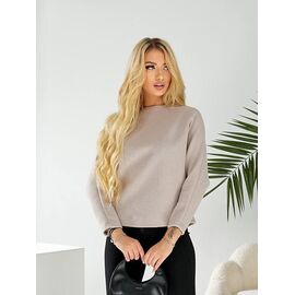 Фотография Свитер женский 701 beige р.42-52 "DORA" недорого оптом от прямого поставщика