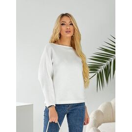 Фотография Свитер женский 701 white р.42-52 "DORA" недорого оптом от прямого поставщика