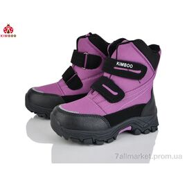 Фотография Ботинки детские удобные зима FG589-2Z (8 пар р.27-32) "KIMBOO" недорого оптом от прямого поставщика