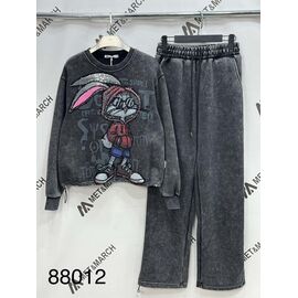 Фотография Костюм спортивный женский тёплый 88012 d.grey р.S-L "Met&March" недорого оптом от прямого поставщика