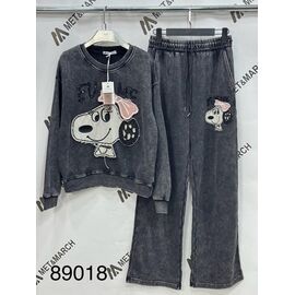 Фотография Костюм спортивный женский тёплый 89018 d.grey р.S-L "Met&March" недорого оптом от прямого поставщика