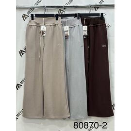 Фотография Штаны спортивные женские A80870-2 brown р.S-L "Met&March" недорого оптом от прямого поставщика