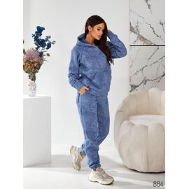 Костюм спортивний жіночий 884 blue р.42-56 "DORA" недорого оптом від прямого постачальника