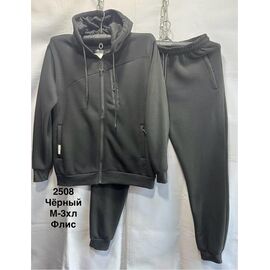 Фотография Костюм спортивный мужской 2508 black р.M-3XL "WELL" недорого оптом от прямого поставщика