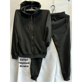 Фотография Костюм спортивный мужской MH1244 black р.56-64 "WELL" недорого оптом от прямого поставщика