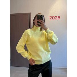 Фотография Свитер женский 2025 yellow р.42-48 "FSN" недорого оптом от прямого поставщика