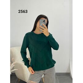 Фотография Свитер женский 2563 green р.48-52 "FSN" недорого оптом от прямого поставщика