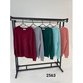 Фотография Свитер женский 2563 l.grey р.48-52 "FSN" недорого оптом от прямого поставщика