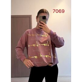 Светр жіночий 7069 l.brown р.46-52 "FSN" недорого оптом від прямого постачальника