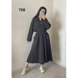 Костюм жіночий 708 black р.52-56 "FSN" недорого оптом від прямого постачальника