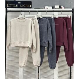 Фотография Костюм спортивный женский 400356 l.beige р.S-L "Little Secret" недорого оптом от прямого поставщика