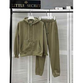 Костюм спортивний жіночий теплий K002 khaki р.M-XL "Little Secret" недорого оптом від прямого постачальника