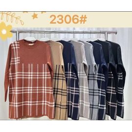 Фотография Свитер женский 2306 mix р.50-54 "Yafeier" недорого оптом от прямого поставщика