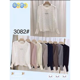 Фотография Свитер женский 3082 mix р.48-52 "Yafeier" недорого оптом от прямого поставщика