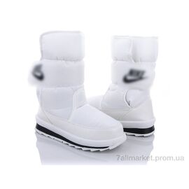 Дутики жіночі утеплені Зима 112-8 Nk бiл б/п (8 пар р.37-41) "Selena" недорого оптом від прямого постачальника